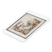 Sint-Jozef met het Slapende Christus Kind (pen & b Magneet (Linkerzijde)