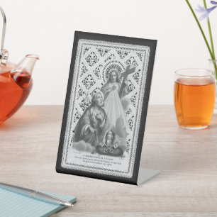 Sint-Jozef, Papale Symbolen en de SHJ (LT 02) Reclamebord Met Voetstuk