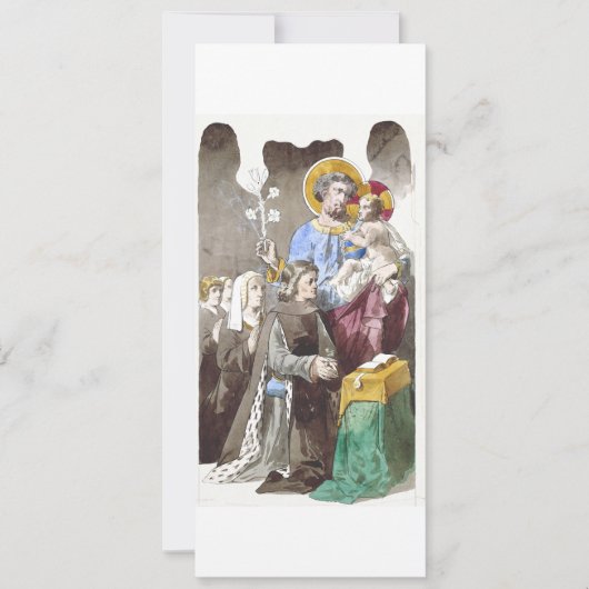 Sint-Jozef Patroon van de Universele Kerk Kaart (Voorkant)