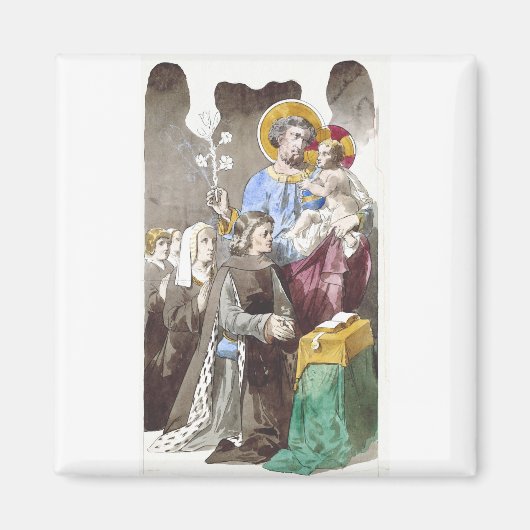 Sint-Jozef Patroon van de Universele Kerk Magneet (Voorkant)