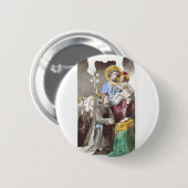 Sint-Jozef Patroon van de Universele Kerk Ronde Button 5,7 Cm (Voorkant /achterkant)