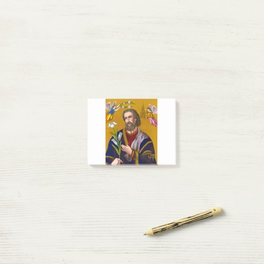 Sint Jozef San Jose Post-it® Notes (Op bureau)