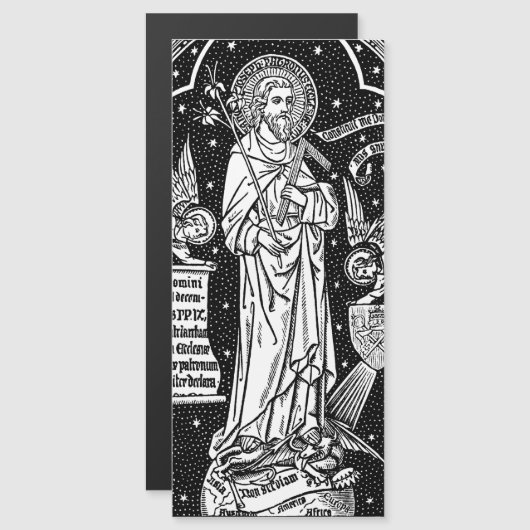 Sint-Jozef, strijder van de kerk (Detail; DT 01) (Voorkant / Achterkant)