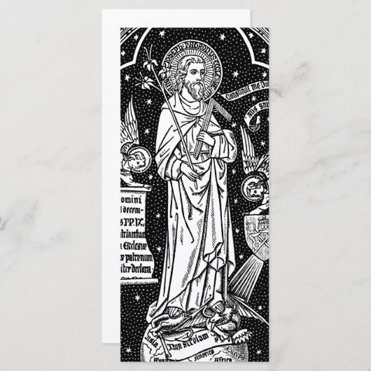 Sint-Jozef, strijder van de kerk (Detail; DT 01) (Voorkant / Achterkant)