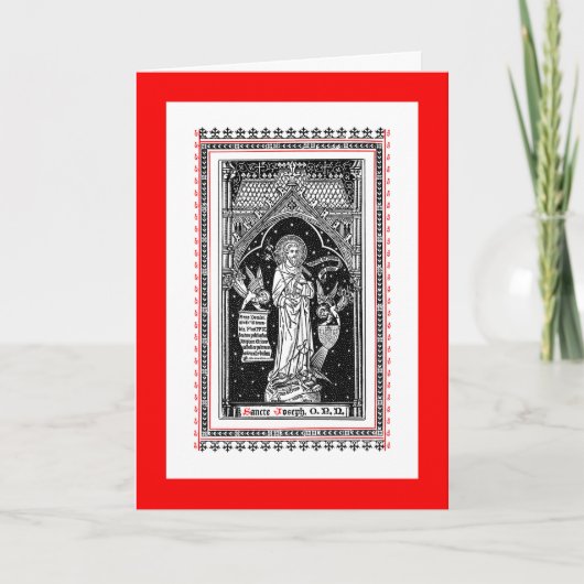 Sint-Jozef, strijder van de kerk (DT 01) Kaart (Voorkant)