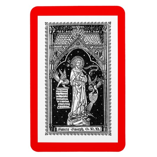 Sint-Jozef, strijder van de kerk (DT 01) Magneet (Verticaal)