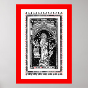 Sint-Jozef, strijder van de kerk (DT 01) Poster