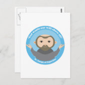 Sint-Jozef van Cupertino Briefkaart (Voorkant / Achterkant)