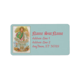 Sint-Jozef van de Kaart "Pilgrimage" (B 01) Etiket