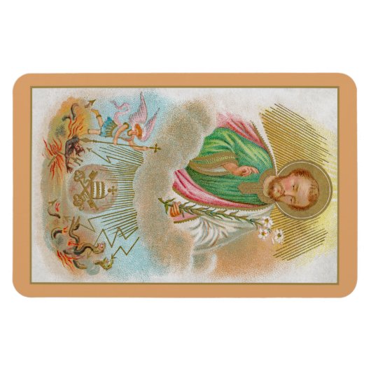 Sint-Jozef van de Kaart "Pilgrimage" (B 01) Magneet (Horizontaal)