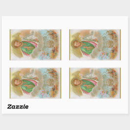 Sint-Jozef van de Kaart "Pilgrimage" (B 01) Rechthoekige Sticker