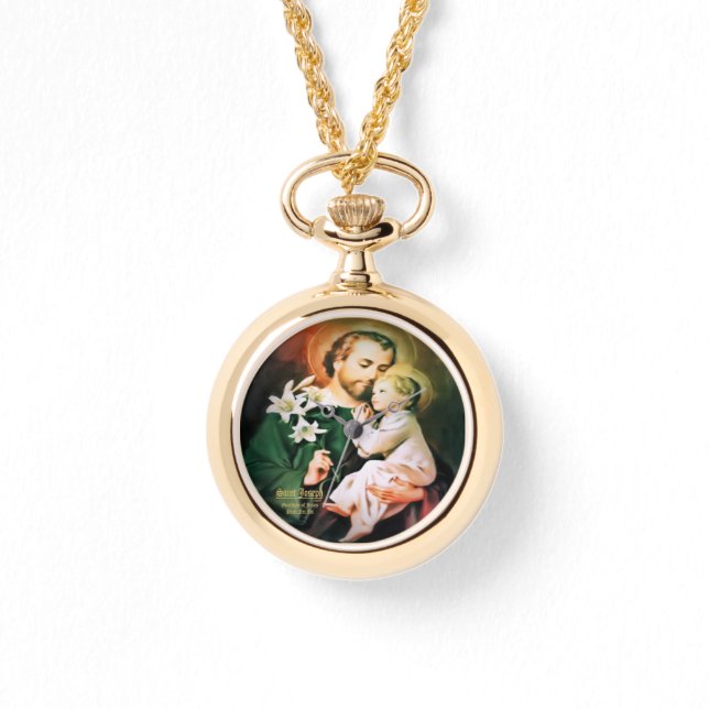 Sint-Jozef, voogd van Jezus Horloge (Voorkant)
