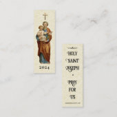 Sint-Jozefaltaar Feestdag Heilige Kaart Favor Mini Visitekaartje (Voorkant / Achterkant)