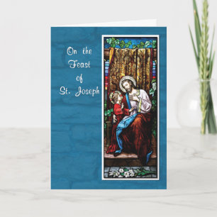 Sint-Jozefdag met Jezus, op Blauw Kaart