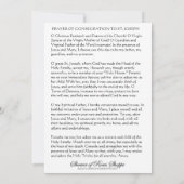 Sint-Jozefwet katholieke gebeden (Achterkant)