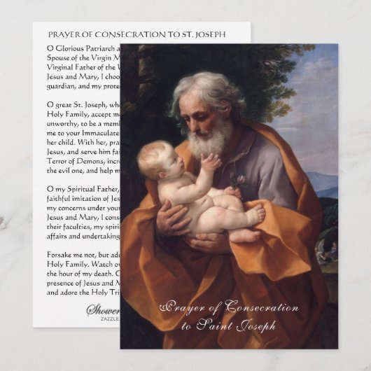 Sint-Jozefwet katholieke gebeden (Voorkant / Achterkant)