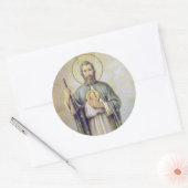 Sint-Judas de apostelneef van Jezus Ronde Sticker (Envelop)