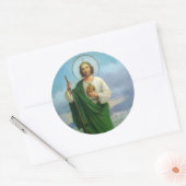 Sint-Judas de apostelneef van Jezus Ronde Sticker (Envelop)
