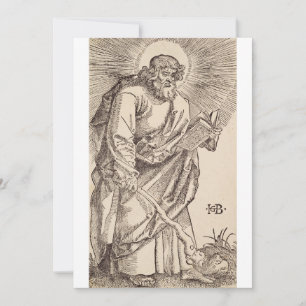 Sint Judas Taddeüs de apostel en martelaar Bedankkaart