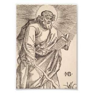 Sint Judas Taddeüs de apostel en martelaar Foto Afdruk