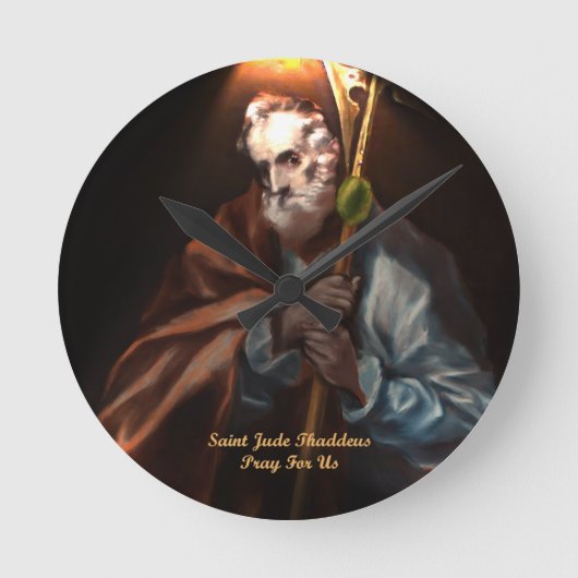 Sint Judas Taddeüs Ronde Klok (Voorkant)