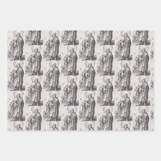 Sint Judas Thaddaeus de apostel Inpakpapier Vel (Voorkant 3)