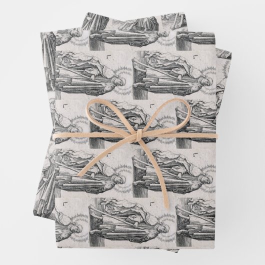 Sint Judas Thaddaeus de apostel Inpakpapier Vel (In situ)