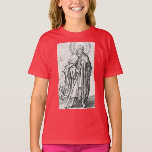 Sint Judas Thaddaeus de apostel T-shirt (Voorkant)