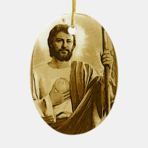 Sint-Jude kerstversiering Keramisch Ornament