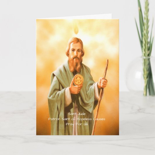 Sint-Judegebed Feestdagen Kaart (Voorkant)