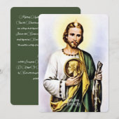 Sint-Judegebed Feestdagenkaart (Voorkant / Achterkant)