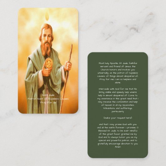 Sint-Judegebed Informatiekaartje (Voorkant / Achterkant)