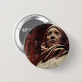 Sint Juliaan van Norwich Ronde Button 5,7 Cm (Voorkant /achterkant)