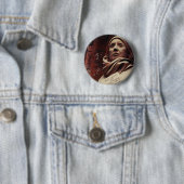 Sint Juliaan van Norwich Ronde Button 5,7 Cm (In situ)