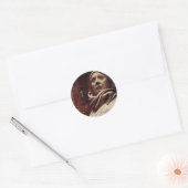 Sint Juliaan van Norwich Ronde Sticker (Envelop)