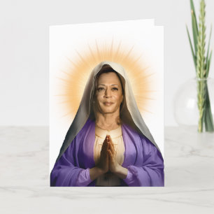 Sint Kamala Harris Gebedsdevotie Kaart