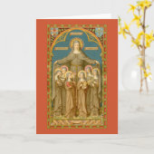 Sint-Karel van Assisi en Nuns (SAU 27) Kaart (Gele Bloem)