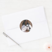 Sint Kateri Tekakwitha Ronde Sticker (Envelop)