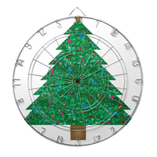 sint - kerstboom dartbord (Voorkant)