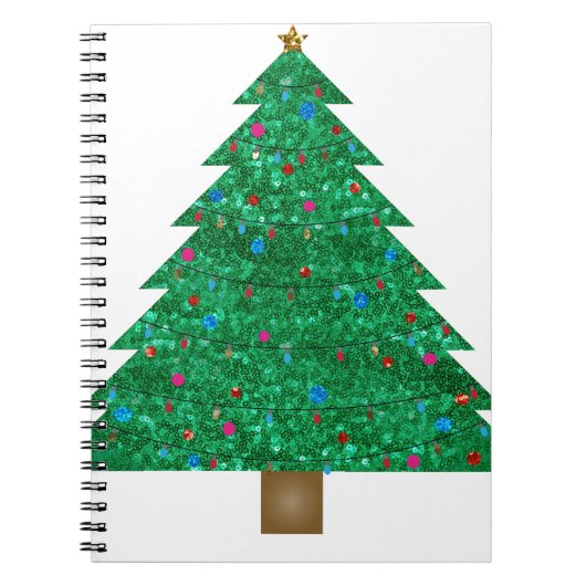 sint - kerstboom notitieboek (Voorkant)