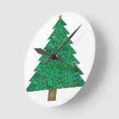 sint - kerstboom ronde klok (Hoek)