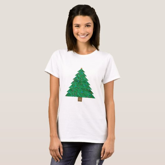 sint - kerstboom t-shirt (Voorkant volledig)
