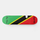 Sint Kitts en Nevis skateboard (Horizontaal)