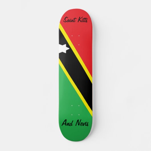 Sint Kitts en Nevis skateboard (Voorkant)