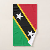 Sint Kitts en Nevis Vlag Independence Caribbean Bad Handdoek (Handdoek)