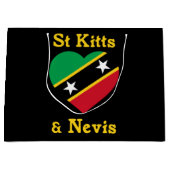 Sint Kitts en Nevis Vlag Independence Caribbean Groot Cadeauzakje (Voorkant)