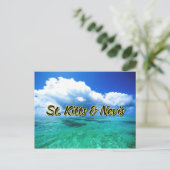 Sint Kitts en Nevis zee sky Briefkaart (Staand voorkant)
