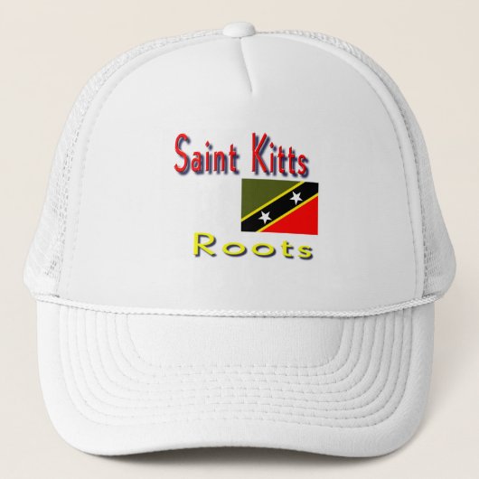 Sint kitts rurotrartrucker hoed trucker pet (Voorkant)