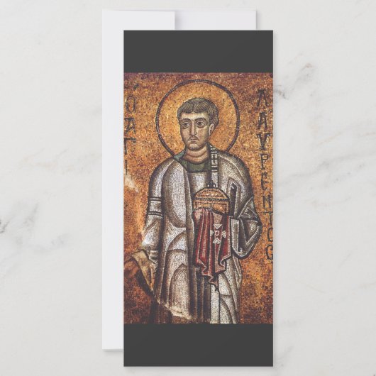Sint Laurens Orthodoxe Mozaïek Kunstprint (Voorkant)