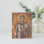 Sint Laurens Orthodoxe Mozaïek Kunstprint (Staand voorkant)